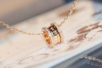 [⭐جوليول]قلادة ZERO 1 ROCK PENDANT بالذهب الوردي