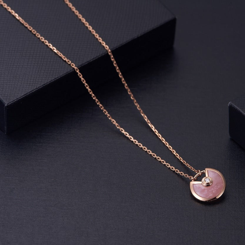 [⭐JeweliWhal]AMULETTE ROSE GOLD PINK MOP NECKLACE