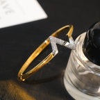 [⭐JeweliWhal]VOLTE UPSITE DOWN GOLD DIAMOND BRACELET