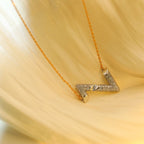 [⭐JeweliWhal]VOLT SILVER DIAMOND PEDANT NECKLACE