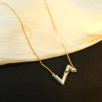 [⭐JeweliWhal]VOLT SILVER DIAMOND PEDANT NECKLACE