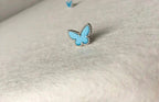 [⭐JeweliWhal]BUTTERFLY TURQUOISE EARRINGS SILVER