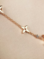 [⭐JeweliWhal]STAR AND SUN 7 MOTIFS GOLD BRACELET