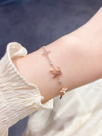 [⭐JeweliWhal]STAR AND SUN 7 MOTIFS GOLD BRACELET