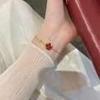 [⭐JeweliWhal]SUN PEDANT CARNELIAN BRACELET