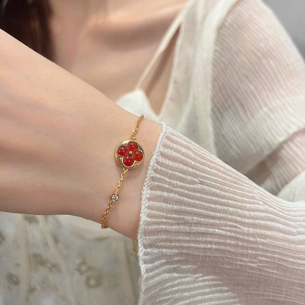 [⭐JeweliWhal]SUN PEDANT CARNELIAN BRACELET