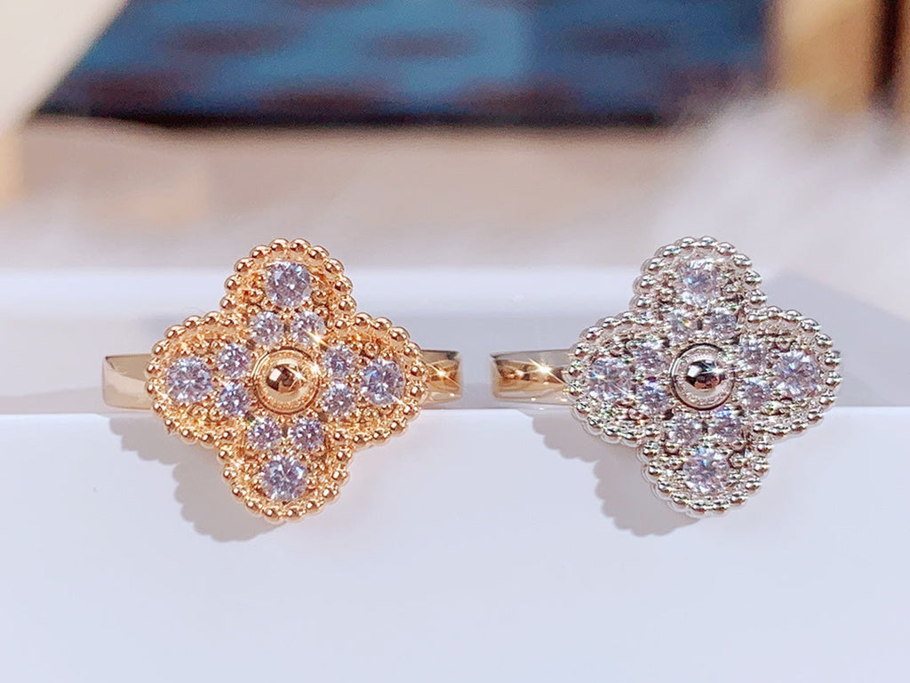 [⭐JeweliWhal]CLOVER DIAMOND RING
