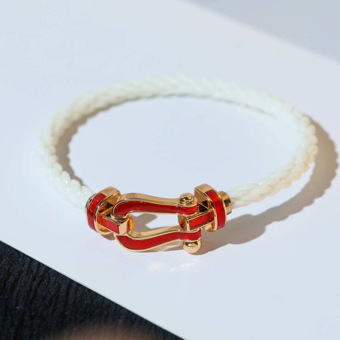 [⭐JeweliWhal]FORCE 10 WHITE TEXTILE DIAMOND PAVED