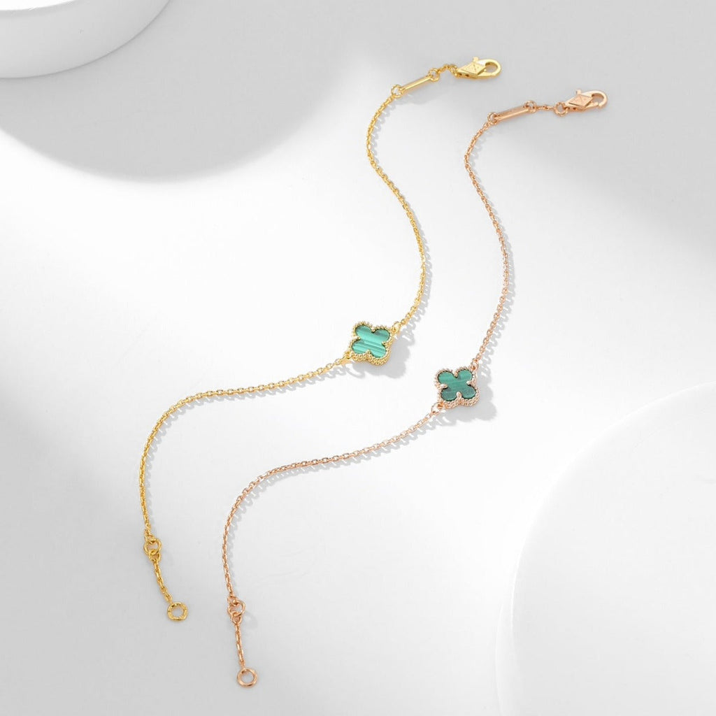 [⭐JeweliWhal]CLOVER BRACELET MALACHITE 1 MOTIF