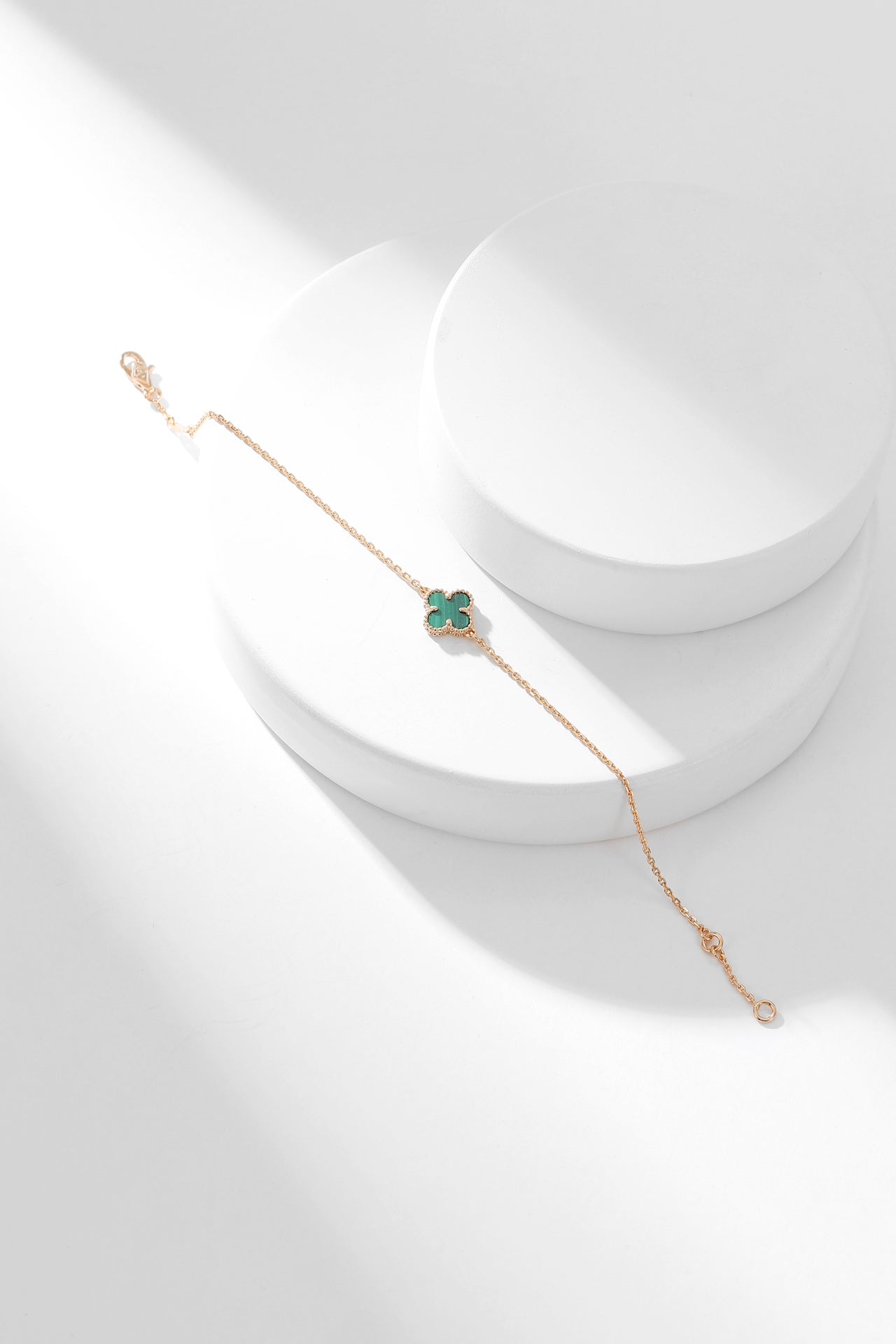 [⭐JeweliWhal]CLOVER BRACELET MALACHITE 1 MOTIF