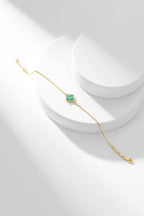 [⭐JeweliWhal]CLOVER BRACELET MALACHITE 1 MOTIF