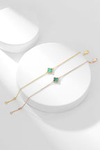 [⭐JeweliWhal]CLOVER BRACELET MALACHITE 1 MOTIF