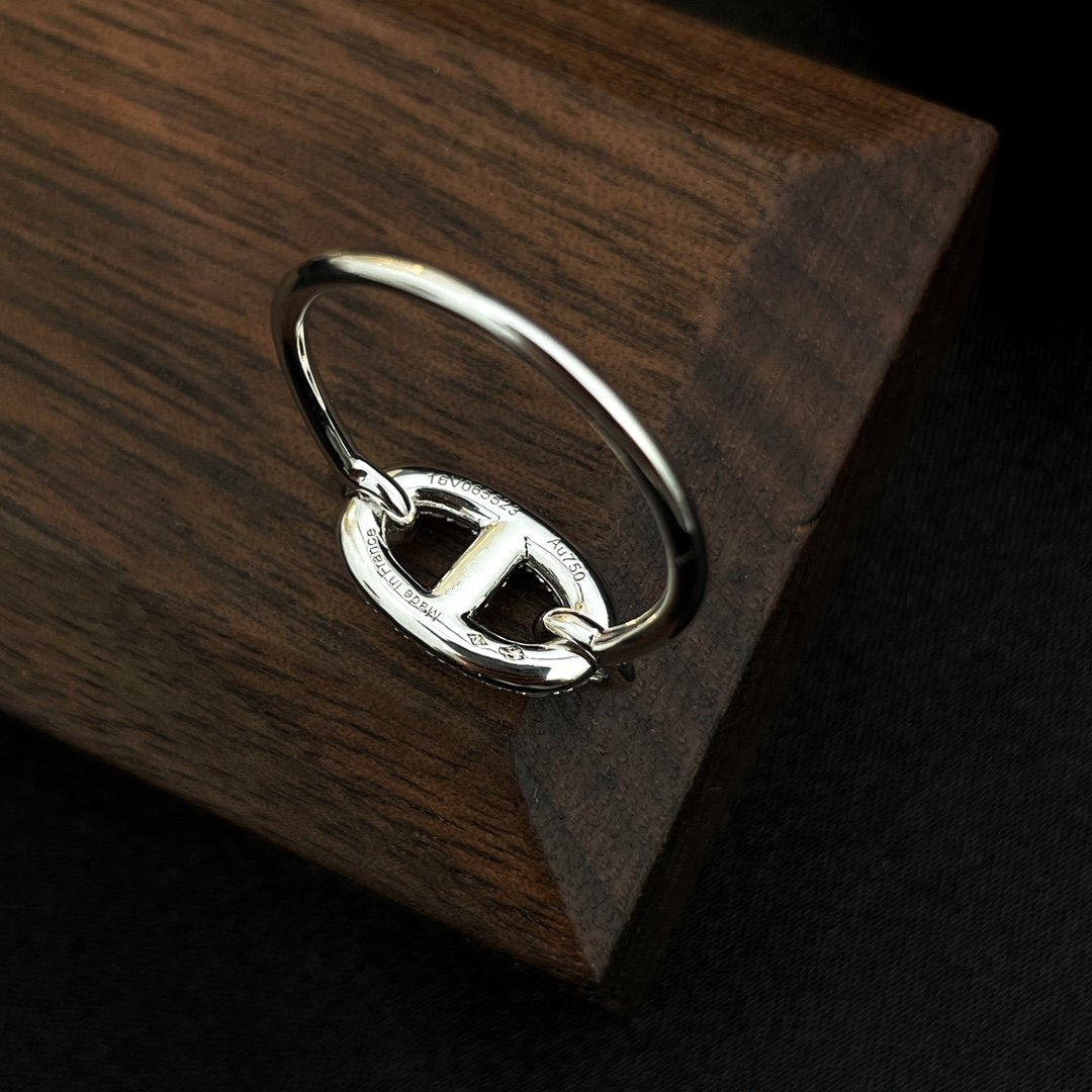 [⭐JeweliWhal]ロンド スモール シルバー ダイヤモンド リング