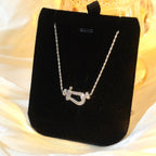 [⭐JeweliWhal]FORCE 10 DIAMOND SILVER NECKLACE MINI MODEL