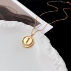 [⭐JeweliWhal]Demo MOVE MOP PINK GOLD NECKLACE