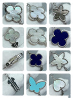 [⭐JeweliWhal]LUCKY CLOVER SILVER 11 MOTIF NECKLACE
