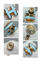 [⭐JeweliWhal]POP H SKY BLUE STUD EARRINGS