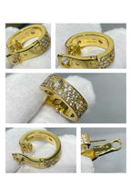 [⭐JeweliWhal]LOVE 5.5MM DIAMOND PAVED EARRINGS