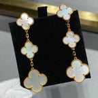 [⭐JeweliWhal]CLOVER MOP 3 MOTIFS GOLD EARRINGS