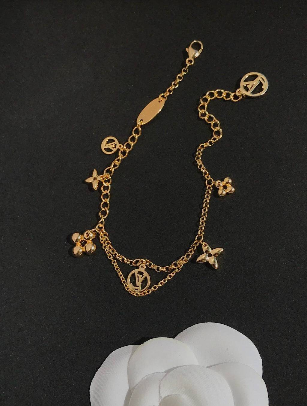 [⭐JeweliWhal]BLOOMING PINK GOLD MOP BRACELET