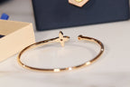 [⭐JeweliWhal]IDYLLE GOLD OPEN BRACELET DIAMOND PAVED