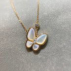 [⭐JeweliWhal]BUTTERFLY MOP DIAMOND NECKLACE