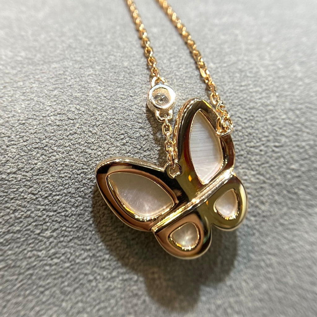 [⭐JeweliWhal]BUTTERFLY MOP DIAMOND NECKLACE