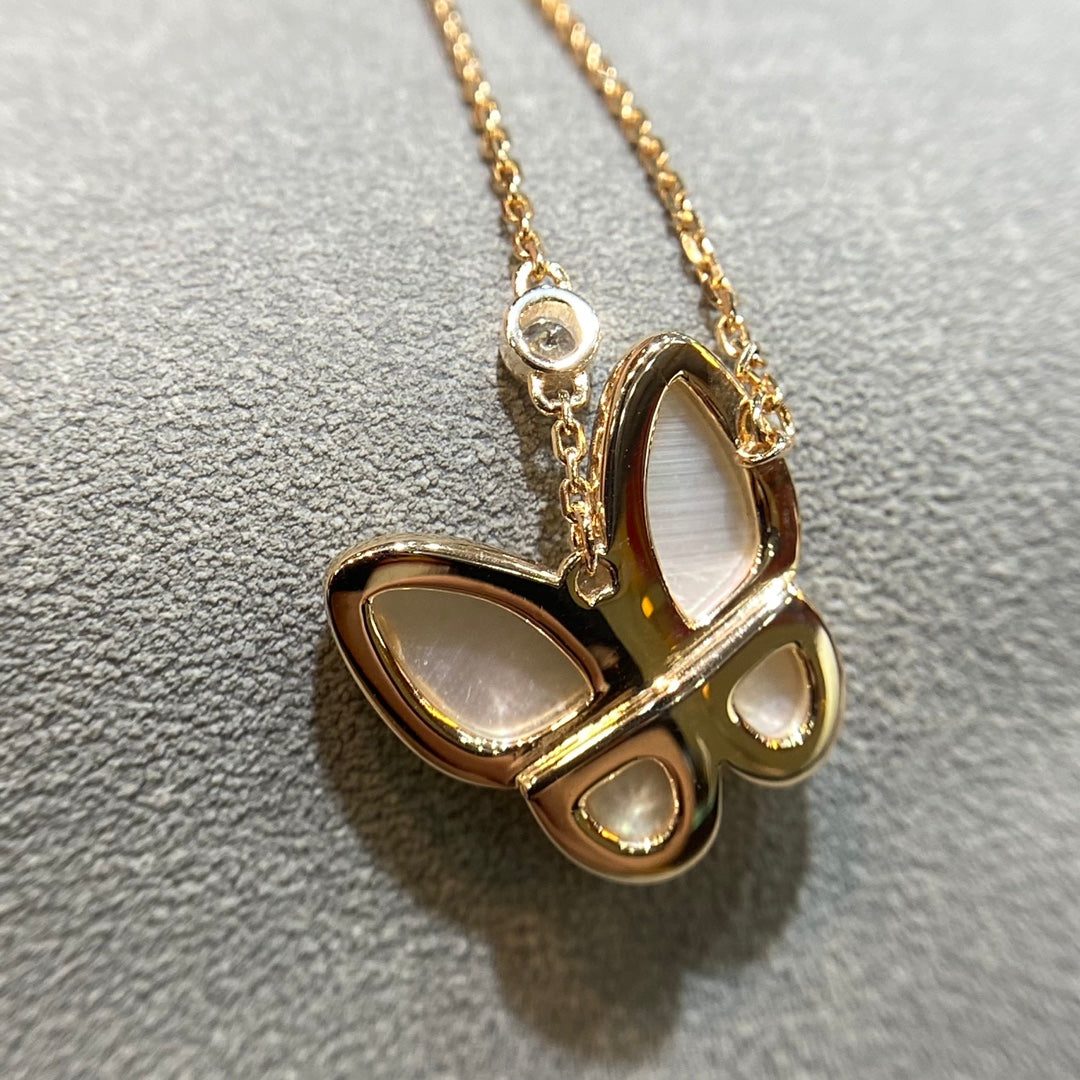 [⭐JeweliWhal]BUTTERFLY MOP DIAMOND NECKLACE
