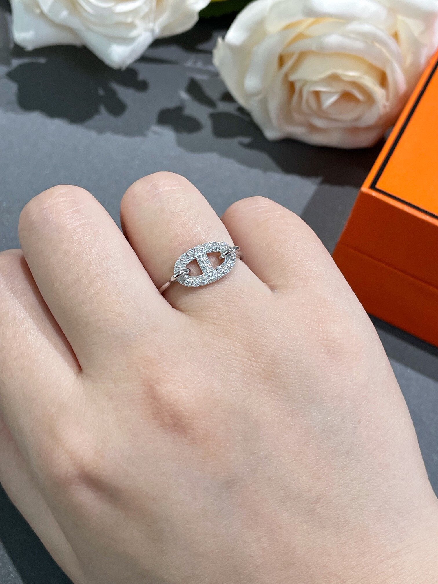 [⭐JeweliWhal]RONDE SMALL DIAMOND RING