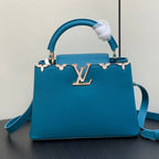 カプシーヌ BB 27 ブルー トリヨン ゴールドハードウェア