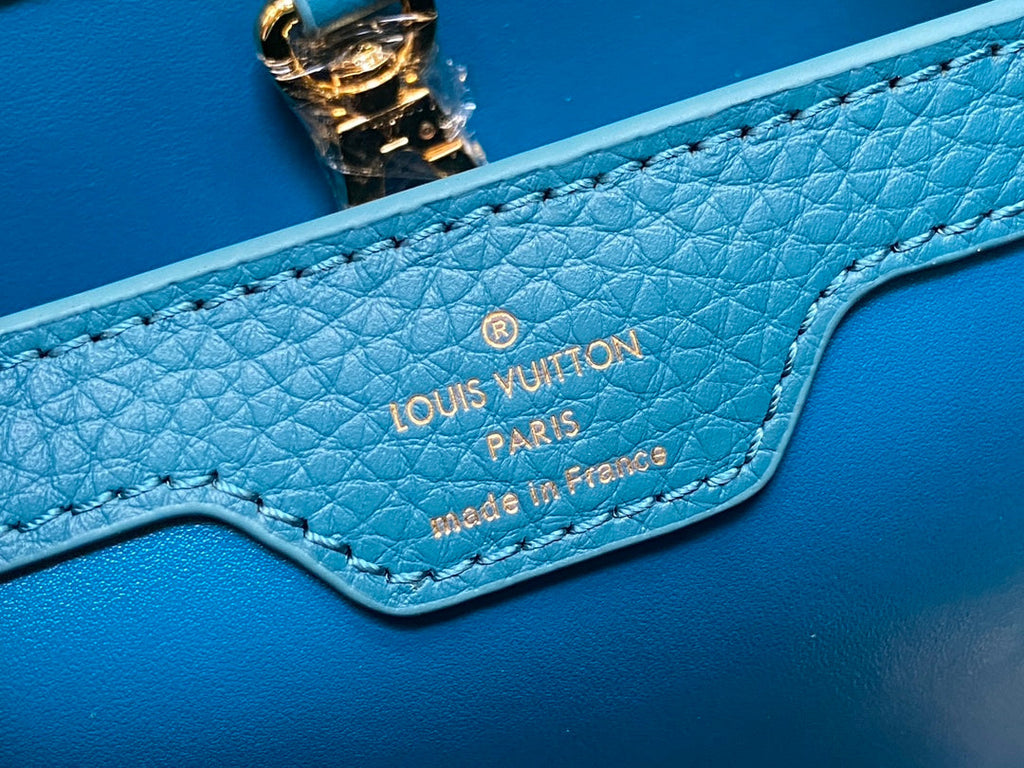 カプシーヌ BB 27 ブルー トリヨン ゴールドハードウェア