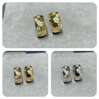 [⭐JeweliWhal]BEE LOVE DIAMOND HOOP EARRINGS