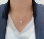 [⭐JeweliWhal]BEE LOVE DIAMOND PAVED 3 ROW NECKLACE