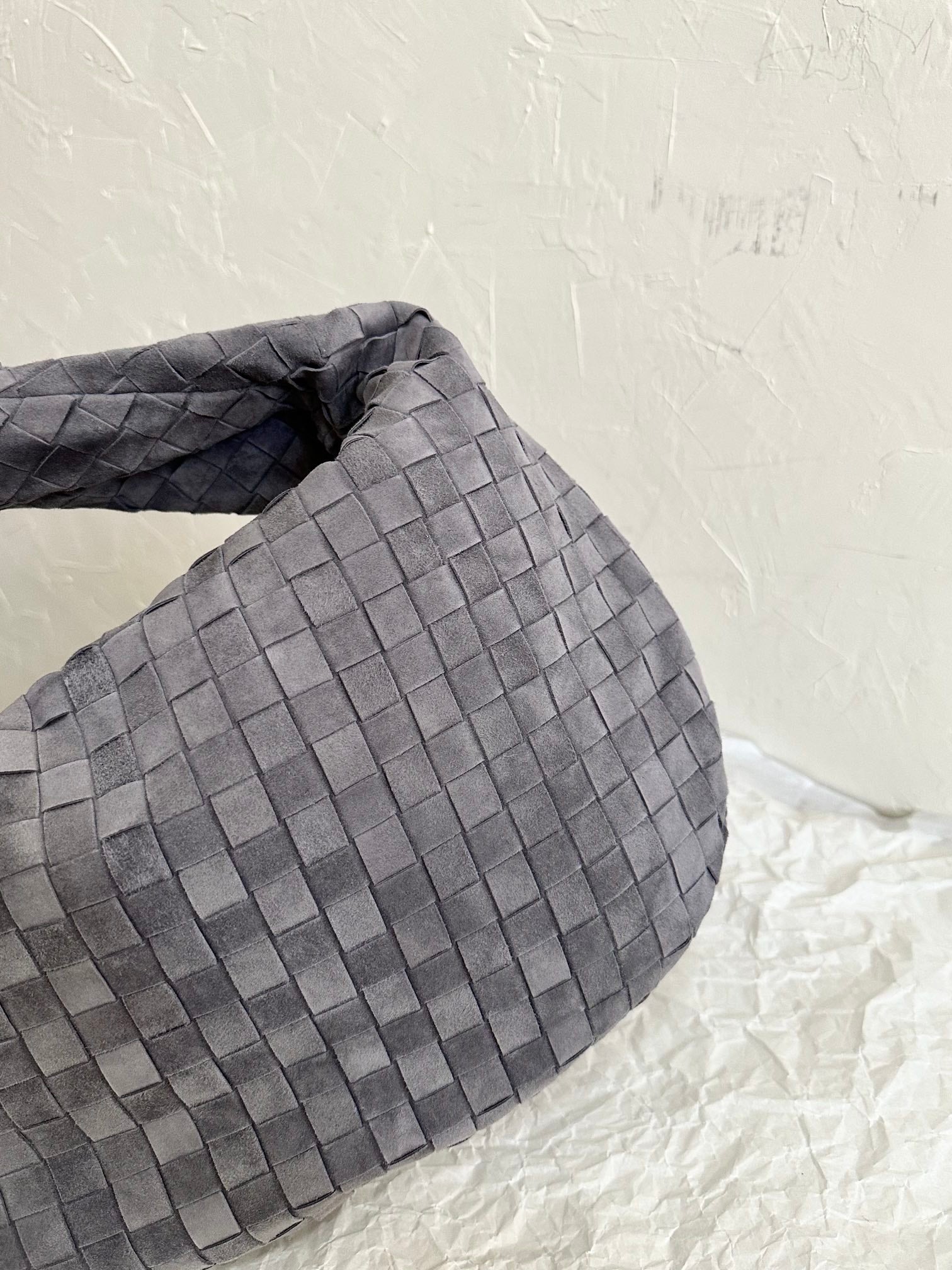 BV スモール ジョディ 48cm グレー スエードレザー