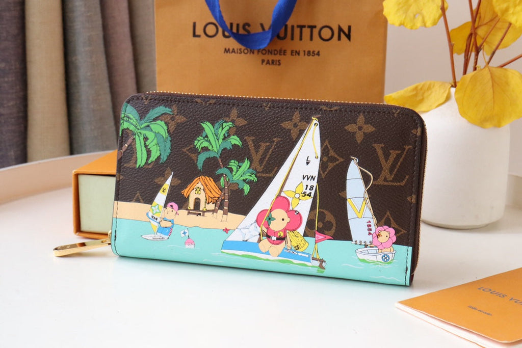 ヴィヴィアン ジッピーウォレット 9.5 モノグラムキャンバス