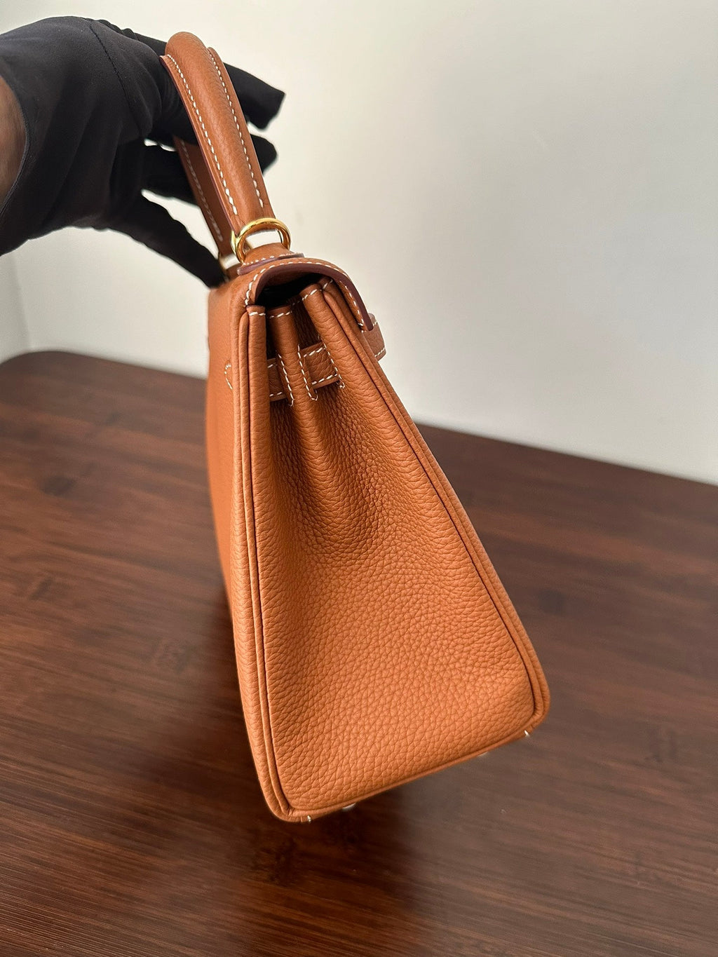 HM ケリー 25cm ゴールド トーゴ ゴールド金具