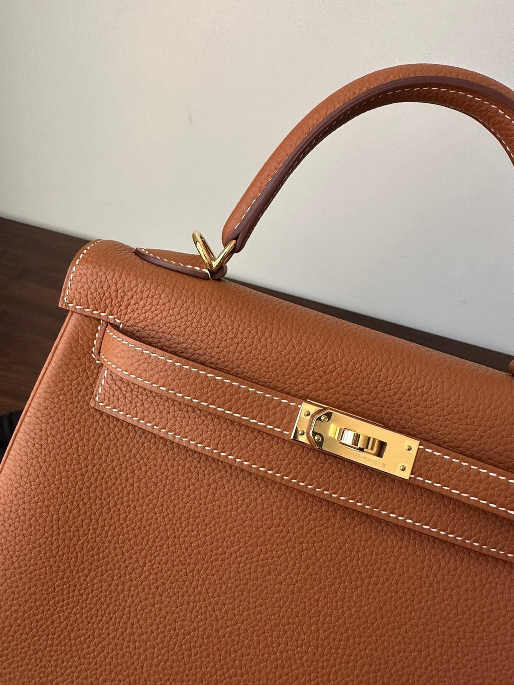 HM ケリー 25cm ゴールド トーゴ ゴールド金具