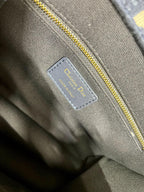 CD スモールブックトート 26 ブルー 斜め刺繍