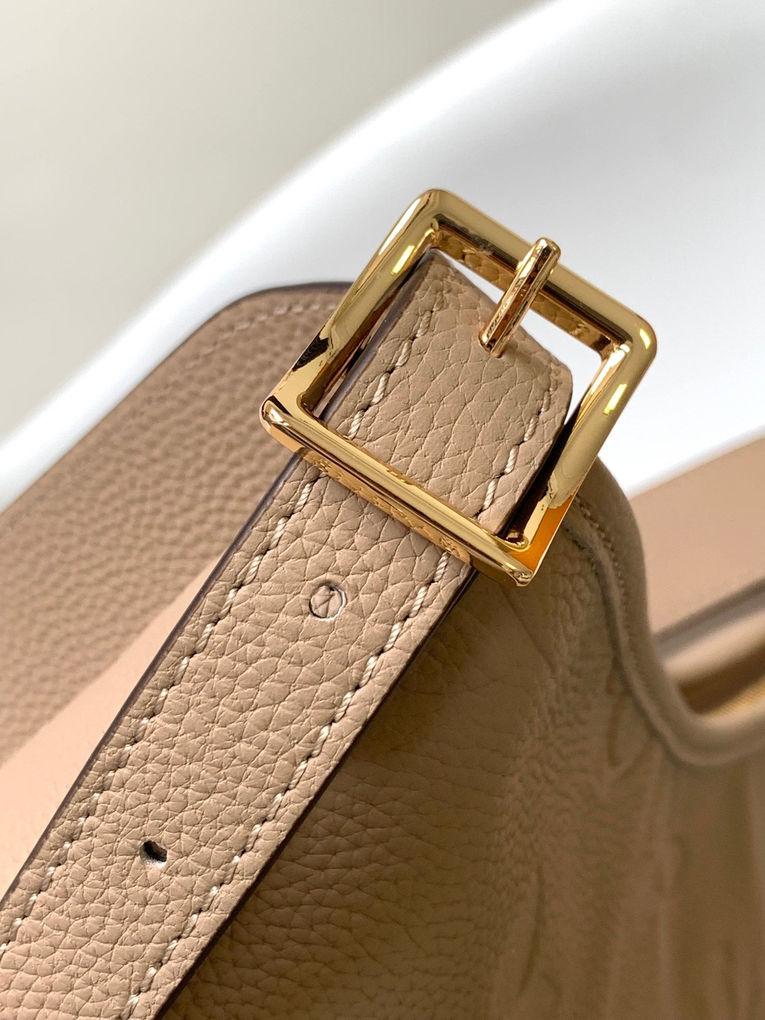 キャリーオール MM 39 ベージュ モノグラム グレインカウハイドレザー