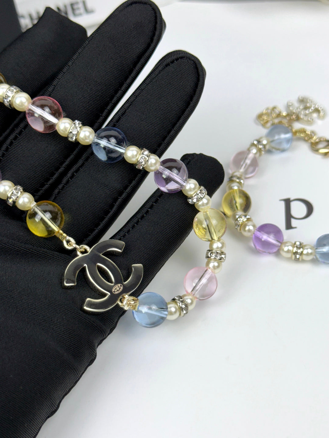 [⭐JeweliWhal]26C 春の新作コレクション カラフル透明樹脂ネックレス