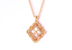 [⭐JeweliWhal] B.C.L ENAMEL ROTATING SINGLE-DIAMOND NECKLACE（Various colors）