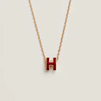 [⭐JeweliWhal]HM CLIC RED ENAMEL GOLD NECKLACE