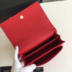 サンセット 22 ハンドバッグ チェリーレッド カーフスキン