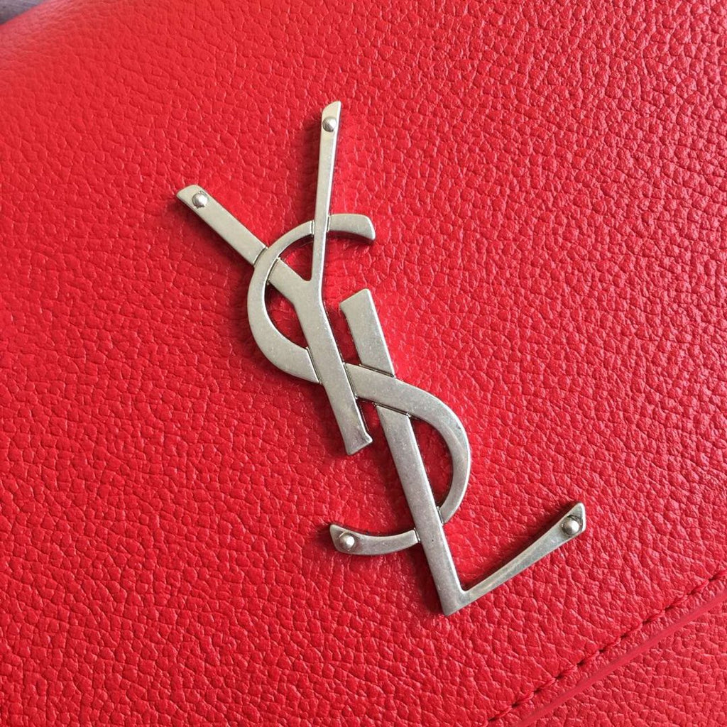 サンセット 22 ハンドバッグ チェリーレッド カーフスキン