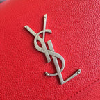 サンセット 22 ハンドバッグ チェリーレッド カーフスキン