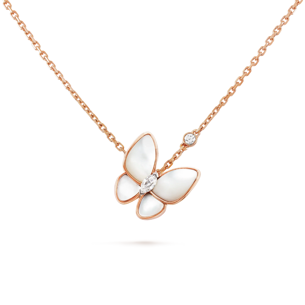 [⭐JeweliWhal]BUTTERFLY MOP DIAMOND NECKLACE