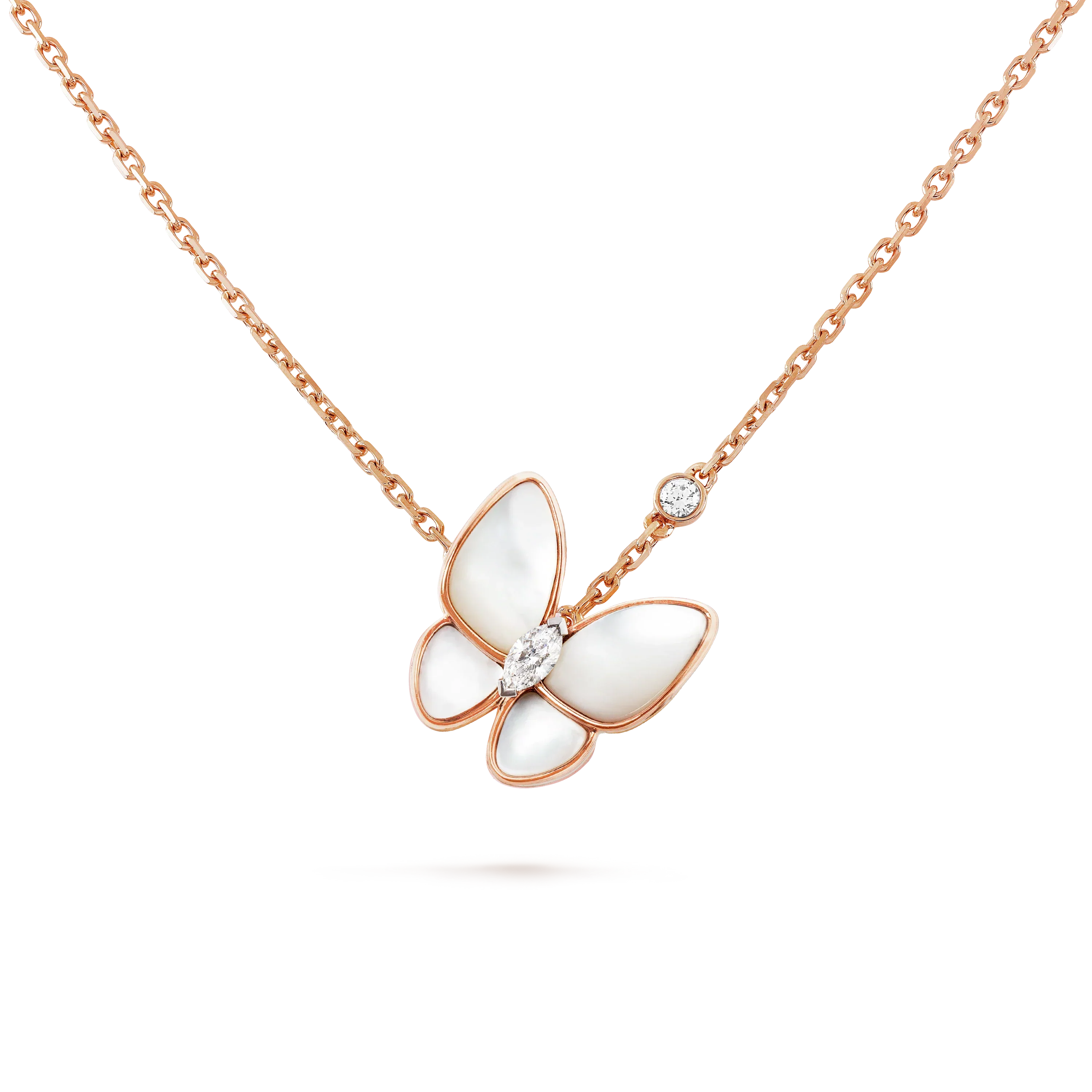 [⭐JeweliWhal]BUTTERFLY MOP DIAMOND NECKLACE