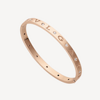 [⭐JeweliWhal]سوار ZERO 1 PINK GOLD بـ 12 ماسة