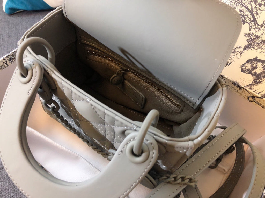 ミニ レディ 17 バッグ（グレーカーフスキン）