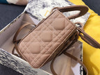 MINI LADY 17 BAG IN CAMEL BROWN CALFSKIN